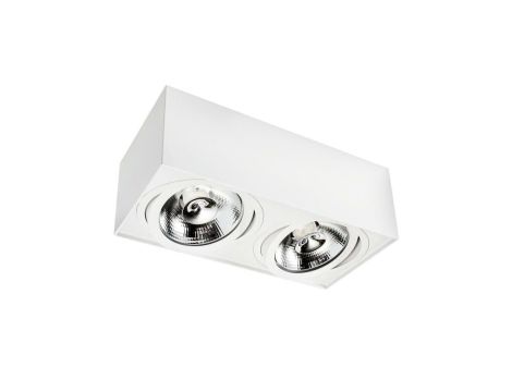 Oprawa natynkowa PARI 2xES111 biała