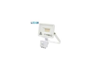 Naświetlacz oprawa led MHC 10W biały PIR 3000K ciepła biała z czujnikiem