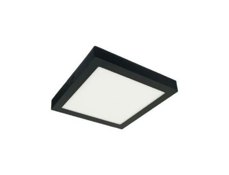 Plafon Modesto kwadrat LED 24W czarne 2400lm 3000K aluminium