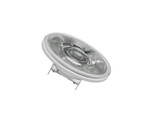 Żarówka lampa LED TUNGSRAM AR111 10,5W 3000K ciepła biała CRI90 12V AC-DC 40 stopni G53 ściemnialna 700lm 93117329 LUX01953