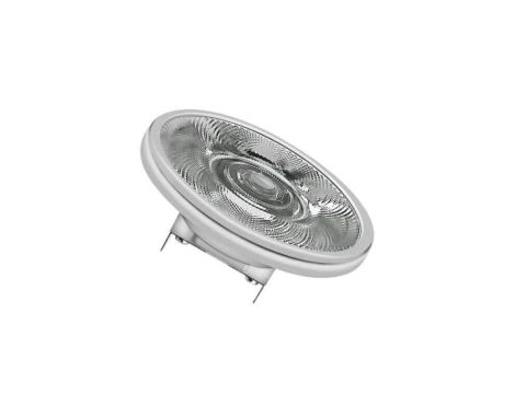 Żarówka lampa LED TUNGSRAM AR111 10,5W 3000K ciepła biała CRI90 12V AC-DC 40 stopni G53 ściemnialna 700lm 93117329 LUX01953