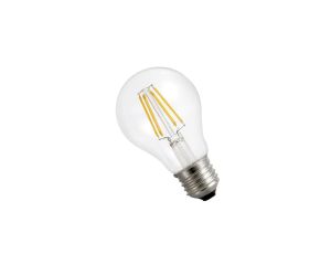 Żarówka filament E27 led 6W A60 WW duża kulka ciepła biała RETRO