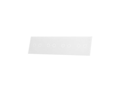 Livolo BIAŁY PANEL SZKLANY 2+2+2+2 702222-61