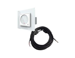 Livolo termostat pokojowy dotykowy biały z podłogowym czujnikiem temperatury komplet z ramką