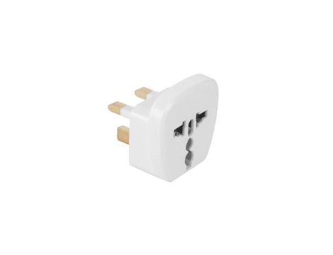 Adapter Polska EU - angielska UK złącze AC wtyk UK - gniazdo uniwersalne QZ36