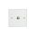 Govena Prestige Glamour Style łącznik uniwersalny schodowy kolor biały mat uchylny dźwigniowy 10A 230V 91x91mm