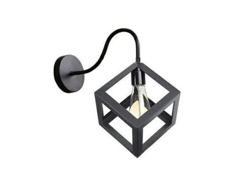 Lampa LOFT LORD K9 1xE27 kinkiet czarny LUX01367