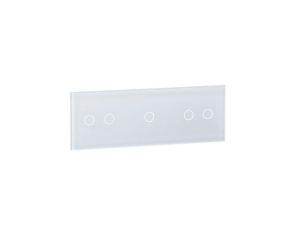 Livolo BIAŁY PANEL SZKLANY 2+1+2 70212-61