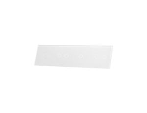 Livolo BIAŁY PANEL SZKLANY 1+2+1+2 701212-61