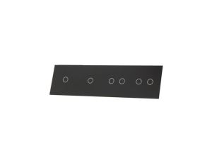 Livolo CZARNY PANEL SZKLANY 1+1+2+2 701122-62