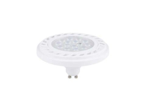 Żarówka ES111 gu10 15 led 9W W/WW 30s ciepła biała AR111 biała obudowa 750lm