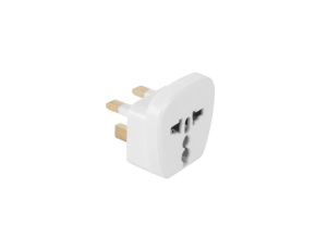 Adapter Polska EU - angielska UK złącze AC wtyk UK - gniazdo uniwersalne QZ36