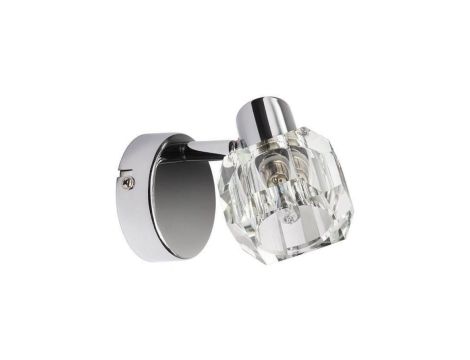 Kanlux oprawa ścienno-sufitowa GLASO EL-1O, chrom, 1x G9, regulowana, szklany klosz