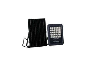 GERMINA Naświetlacz LED z panelem solarnym 100W ip65 800lm 5000K neutralny biały Gemini GW-0081