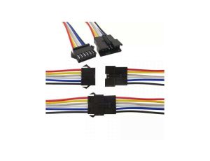 Szybkozłączka męska + żeńska 6-żył rgb+cct