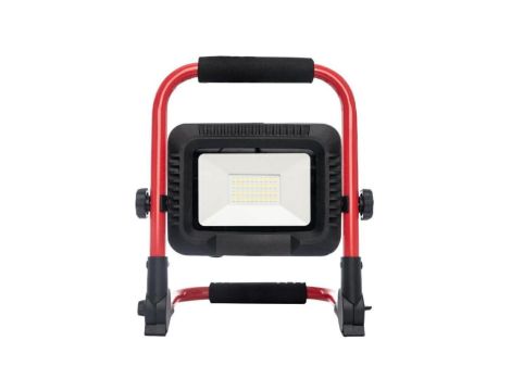 GERMINA Lampa przenośna Naświetlacz LED 30W ip65 2700lm 6500K zimny biały + stojak + przewód 2m z wtyczką