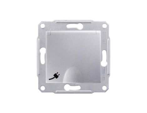Sedna Gniazdo hermetyczne pojedyncze z/u IP44 aluminium SDN2800360