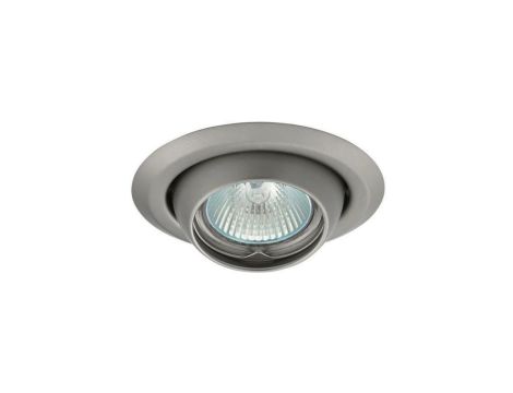 Kanlux oprawa sufitowa wpuszczana ARGUS CT-2117-C/M, chrom mat, regulowana, stal, wystający środkowy pierścień