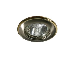 Kanlux oprawa sufitowa wpuszczana HORN CTC-3114-SN/G, nikiel mat / złoty, nieruchoma, stal