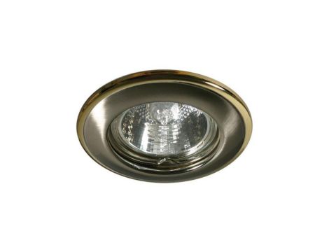 Kanlux oprawa sufitowa wpuszczana HORN CTC-3114-SN/G, nikiel mat / złoty, nieruchoma, stal