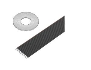 Przewód: wstążkowy 1,27mm linka Cu nieekranowany PVC czarny 3319/14 (100FT)