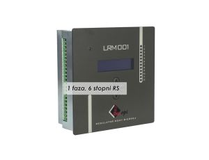 Regulator mocy biernej, pomiar jednoprądowy, 6 wyjść, komunikacja RS LRM001/11-6 RS