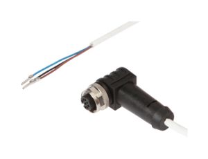 Złącze do samokonfekcjonowania M12 żeńskie 3-pinowe kątowe druga końcówka niezarobiona 3x0.34mm 15m 250V do zastosowań spawalni