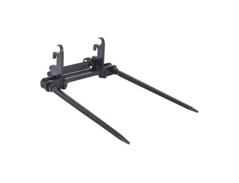 Praktyczne widły do transportu i załadunku bel do miniładowarki Scheppach MKL730