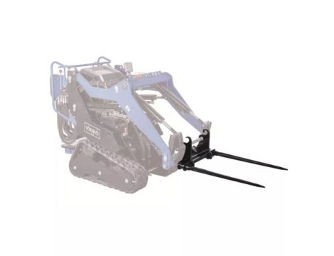 Praktyczne widły do transportu i załadunku bel do miniładowarki Scheppach MKL730 - 3