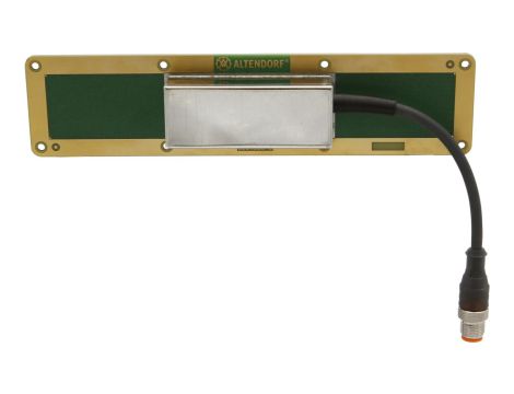 Czujnik pojemnościowy, 22x210x50mm, Podtynkowy, 10-30V DC, Złącze kablowe M12 5pin 0,1m, IP64, Metal, LED, KY98E233