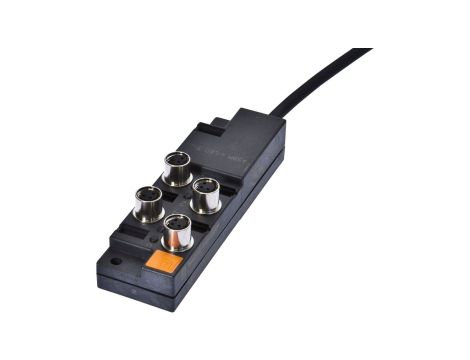 Rozdzielacz, 26x99x30mm, 10-30V DC, 4x M8 3pin, VK001030