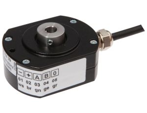 VD98A439, enkoder obrotowy, Ø51mm 26long, Wał drążony 6mm, 500 impulsów, 5-30V DC, Kabel 8pin 2m, IP65