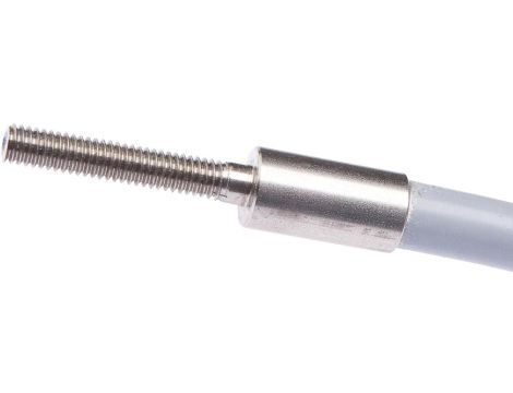 LT030305, światłowodowy czujnik odbiciowo-rozproszeniowy, 0,3 m, głowica: Stal nierdzewna 39 długości M4x0,7 Ø8