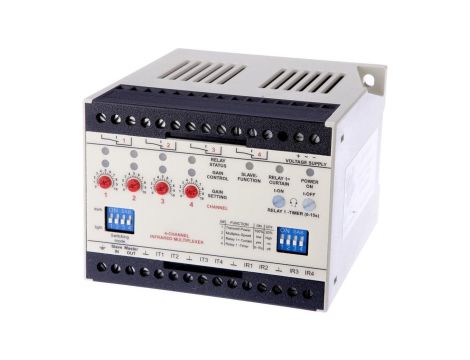 Wysokowydajna Bariera świetlna, Wzmacniacz, 110x75x 100mm, 4x multipleks, styk przełączny OV540920