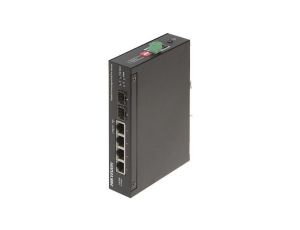 Switch przemysłowy PoE 4-portowy 1Gbps + 2x SFP (niezarządzalny) DS-3T0506HP-E/HS
