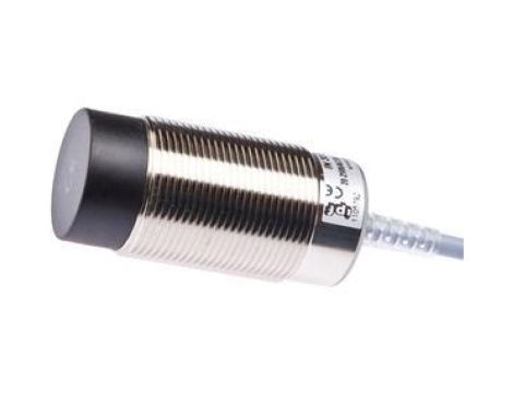 IN305100 Czujnik indukcyjny, M30x1.5, dwużyłowy kabel 2m PVC, wykonany z mosiądzu niklowanego