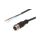 VKAEC615 Kabel połączeniowy, 15 m, gniazdo M12 4-stykowe proste, wolny koniec kabla, PUR (poliuretan)