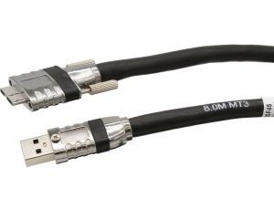 VK505F45 Kabel do programowania, 5 m, wtyczka USB-3.0-Micro-B 10-stykowa prosta, wtyczka USB-A 10-stykowa prosta, PVC