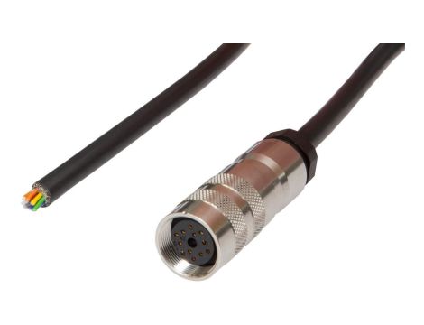 VKB0E223 Kabel połączeniowy, 20 m, gniazdo Binder723 12-pin, wolny koniec kabla, 12-żyłowy
