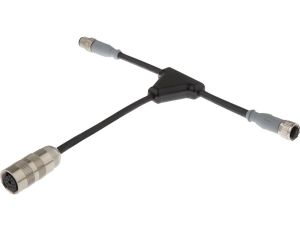 VK000054 Kabel połączeniowy Y, 0,05 m, 2x M12 12-stykowy prosty, 1x M16 gniazdo 12-stykowe proste, Ø6,5 mm