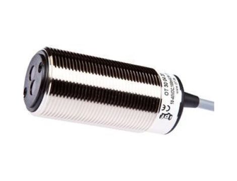 OT300420 Czujnik optyczny, przycisk, M30, 10-30V DC, 2x PNP antivalent, złącze wtykowe M12 4-pin