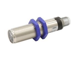 OT18E285 Czujnik optyczny, przełącznik chwilowy, M18, 10-30V DC, PNP antivalent, złącze wtykowe M12