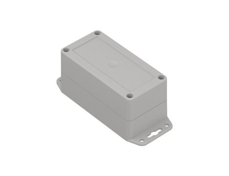 ZP150.50.60UJpH TM ABS-PC - Obudowa hermetyczna ZP150.50.60 jasny dół - bezbarwna góra z uszczelką i tulejkami mosiężnymi ABS-PC