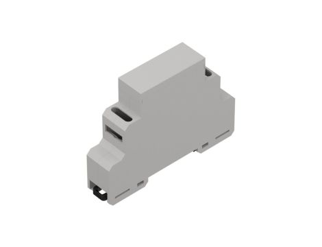 ZD1001J-B0 ABS V0 - Obudowa modułowa na szynę ZD1001-b0 jasna ABS V0