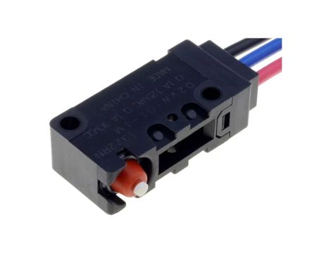 Mikroprzełącznik SNAP ACTION bez dźwigni SPDT 0,1A/125VAC D2VW-01-1M(D)