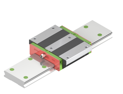 HIWIN - QWW35CC-Z0-H  - Wózek z obiegiem kulek, 69 x 120 x 107