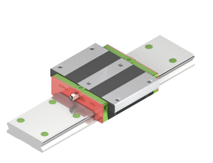 HIWIN - QWW21CC-ZA-H  - Wózek z obiegiem kulek, 37 x 68 x 59