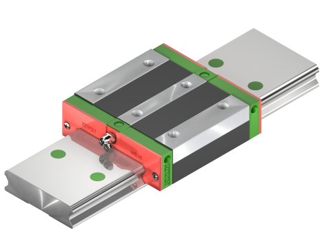 HIWIN - WEH21CA-ZA-H  - Wózek z obiegiem kulek, 37 x 54 x 59
