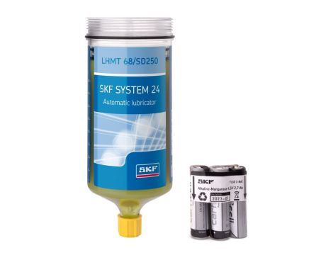 SKF - Olej mineralny, zestaw uzupełniający z bateriami, do łańcuchów, LHMT 68/SD250