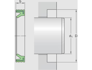 SKF - Uszczelnienie jednowargowe, G 25X35X4 25.0 x 35.0 x 4.0